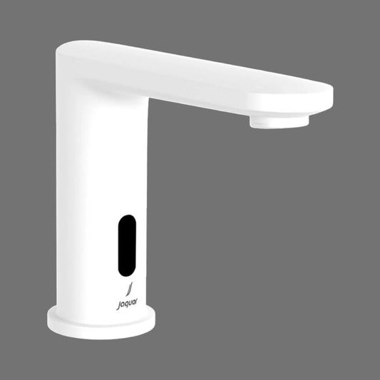 Jaquar Table Mounted Regular Sensor Basin Tap Opal Prime SNR 15019PM - White Matt - DC Operated