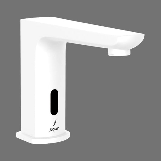 Jaquar Table Mounted Regular Sensor Basin Mixer Kubix Prime SNR 35019PMPK - White Matt - DC Operated