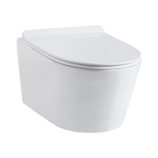 Hindware Wall Mounted White Closet WC Splendor Neo 92574 WHITE with P-Trap