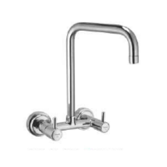 Cavier Wall Mounted Regular Kitchen Sink Mixer Selway SW-48-152 with Swinging Spout in Chrome Finish