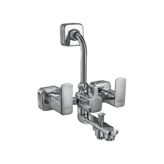 Parryware 3 Way Wall Mixer Quattro Collection T2317A1 - Chrome Finish