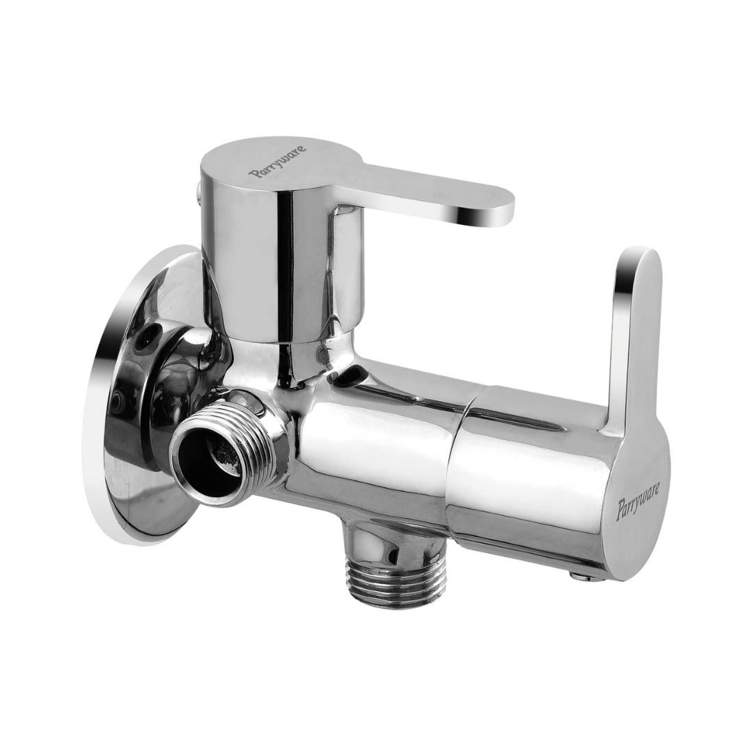 Parryware Basin Area 2 Way Angle Valve Claret T4643A1 - Chrome