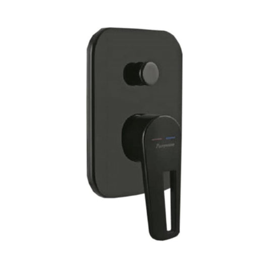 Parryware 2 Way Diverter Nightlife Collection T4926A5 - Shiny Black Finish