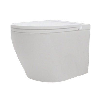 Hindware Wall Mounted White Closet WC Tankless S1 Ewc 92591 WHITE with P-Trap