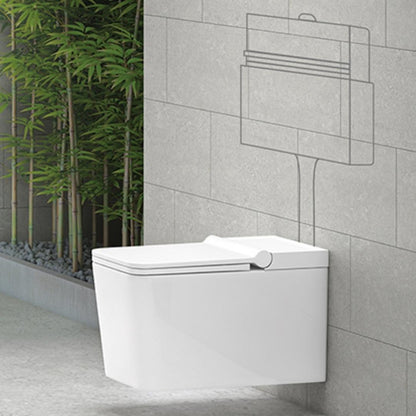 Hindware Wall Mounted White Closet WC Tankless S2 Ewc 92593 WHITE with P-Trap