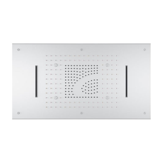 Colston Multi Flow Overhead Shower TASMANIA CH - Chrome