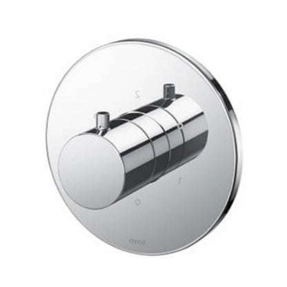 Toto 3 Way Thermostatic Diverter Concealed Thermostat TBV01102B - Chrome Finish