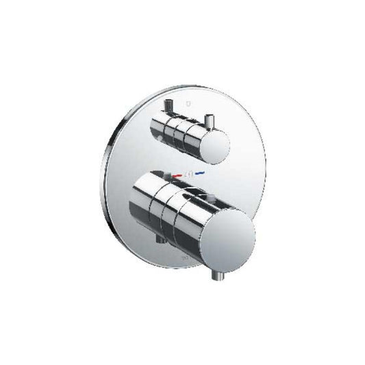 Toto 2 Way Thermostatic Diverter Concealed Thermostat TBV01407B - Chrome Finish