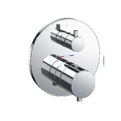Toto 2 Way Thermostatic Diverter Concealed Thermostat TBV01408B - Chrome Finish