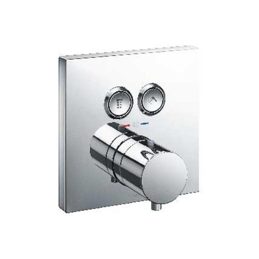 Toto 2 Way Thermostatic Diverter Concealed Thermostat TBV02406B - Chrome Finish