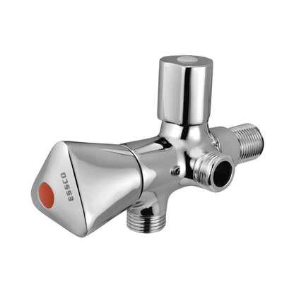 Essco Basin Area 2 Way Angle Valve Tropical TQT-CHR-526A - Chrome