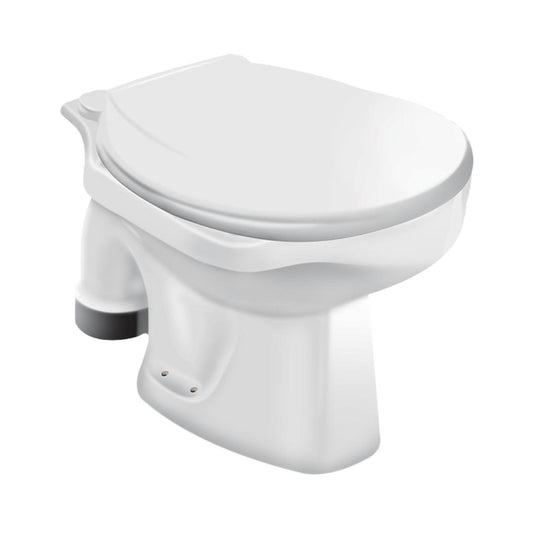 Hindware Floor Mounted White Closet WC Universal 20012 S TRAP with S-Trap