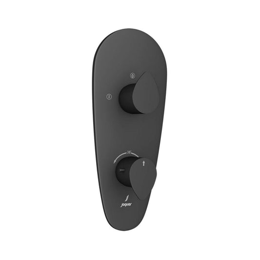 Jaquar 2 Way Thermostatic Diverter Vignette Prime VGP-BLM-81681 Normal Flow - Black Matt Finish