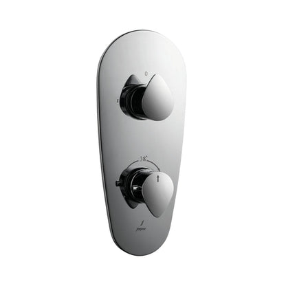 Jaquar 2 Way Thermostatic Diverter Vignette Prime VGP-CHR-81681K Normal Flow - Chrome Finish