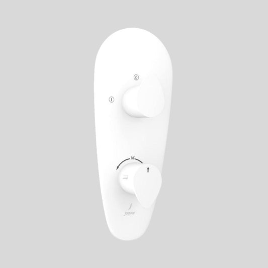 Jaquar 2 Way Thermostatic Diverter Vignette Prime VGP-WHM-81681 Normal Flow - White Matt Finish