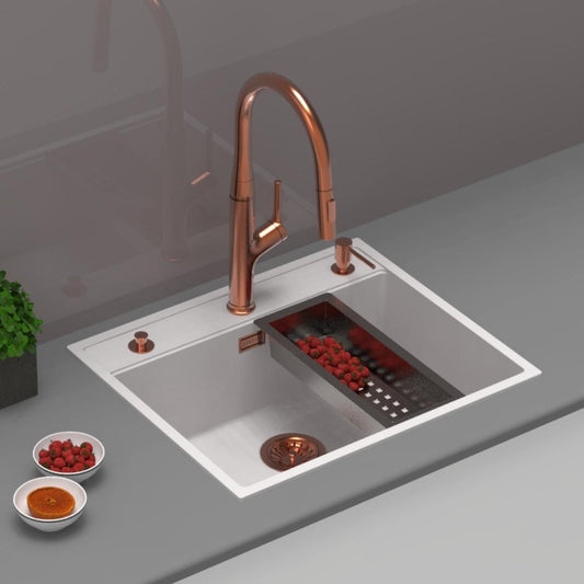 Carysil Quartz Sink Workstation Sink WORKSTATION SINK SEMI LOADED WALTZ 610 ( 24 x 20 inches )  -  Snova