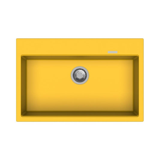 Carysil Quartz Sink Waltz WALTZ 780 ( 31 x 20 inches )  -  Yellow