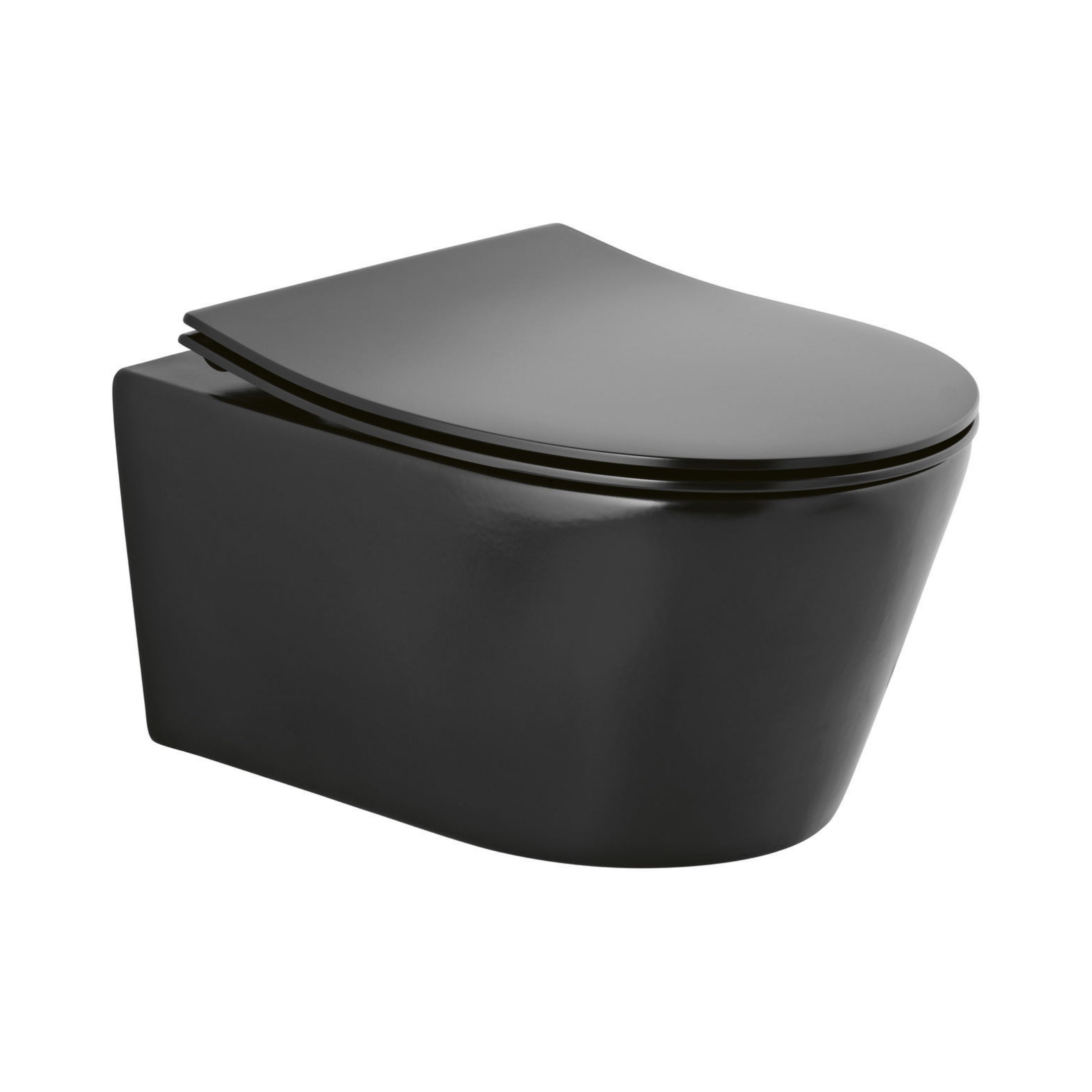 Kohler Wall Mounted Black Closet WC Veil K-75708IN-7 with P-Trap on ...