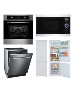 Carysil Oven + Microwave + Dishwasher + Refrigerator Combo CAOMDR-01