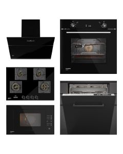 Crompton Chimney + Hob + Oven + Microwave + Dishwasher Combo CRCHOMD-01