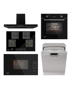 Crompton Chimney + Hob + Oven + Microwave + Dishwasher Combo CRCHOMD-02