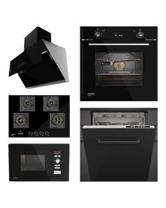 Crompton Chimney + Hob + Oven + Microwave + Dishwasher Combo CRCHOMD-04