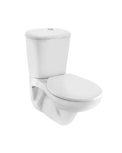 Essco Wall Mounted White 2 Piece WC Elements ECS-WHT-351NPPZ with