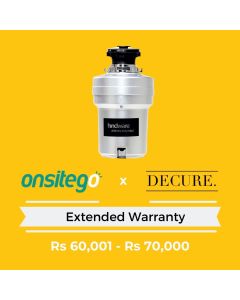 OnsiteGo Extended Warranty For Food Waste Disposer (Rs 60001-70000)