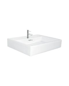 Hindware Table Top Rectangle Shaped White Basin Area MAGNA 10079