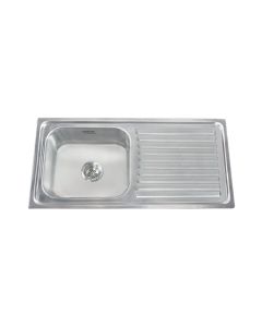 Hindware Stainless Steel Sink Pressed Series PLATINO 45 x 20 x 8 ( 45 x 20 inches )