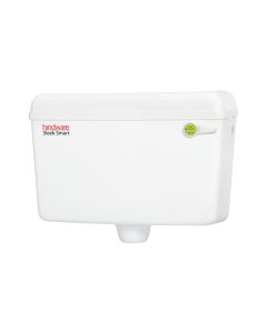 Hindware External Wall Mounted Cistern Without Frame SLEEK SMART - White