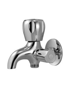 Essco WC Area 2 Way Bib Cock Sumthing Special SQT-CHR-512ANKN - Chrome