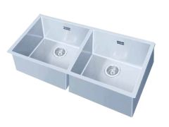 Franke Stainless Steel Sink Box Series BOX BXX 2 120 42 ( 36 x 18 inches ) - Satin