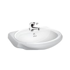 Hindware Wall Mounted Oval Shaped White Basin Area CONSTELLATION 10032