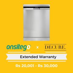 OnsiteGo Extended Warranty For Dishwasher (Rs 20001-30000)