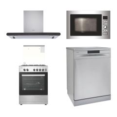 Elica Chimney + Cooking Range + Microwave + Dishwasher Combo ELCCRMD-01