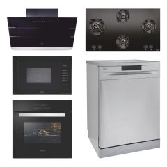 Elica Chimney + Hob + Oven + Microwave + Dishwasher Combo ELCHOMD-01