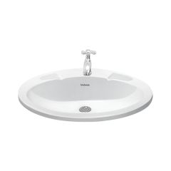 Hindware Counter Top Oval Shaped White Basin Area RHAPSODY 10045
