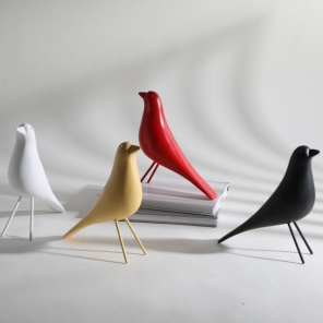 Enigmatic Intrigue Resin Bird Sculpture