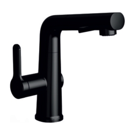 Carysil Table Mounted Regular Kitchen Sink Mixer ALA01513 with Swinging Spout in Nera Finish
