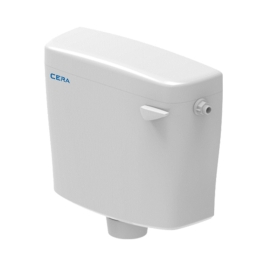 Cera External Wall Mounted Cistern Without Frame B1010112 - Snow White
