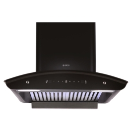 Elica 60 cm Wall Mounted Chimney Auto Clean Hoods Series BFCG 600 HAC LTW MS NERO