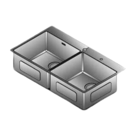 Franke Stainless Steel Sink Box Elite BOX ELITE BXX 220 120 43 ( 36 x 20 inches ) - Satin