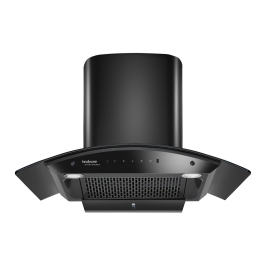 Hindware 90 cm Wall Mounted Chimney Auto Clean Hoods Series CELESIA BLK 90