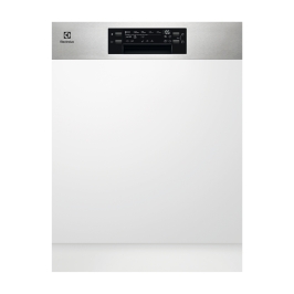 Electrolux Semi Built in Dishwasher UltimateCare 700 EEM48300IX with 14 Place Settings