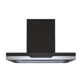 Elica 90 cm Wall Mounted Chimney EDS Deep Silence Series METEORITE EDS HE LTW 90 NERO T4V LED