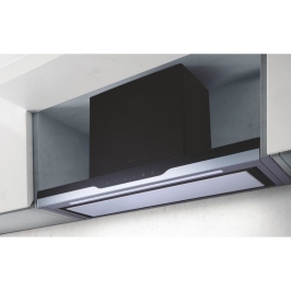 Elica 60 cm Under Cabinet Wall Mounted Chimney Under Cabinet Chimney METEORITE UC35 EDS PLUS HE LTW 60 NERO T4V LED S