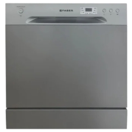 Faber Free Standing Dishwasher FFSD 6PR 8S ACE INOX with 8 Place Settings