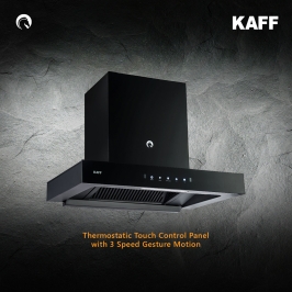 Kaff 75 cm Wall Mounted Chimney Filterless Series CASTO DX DHC 75