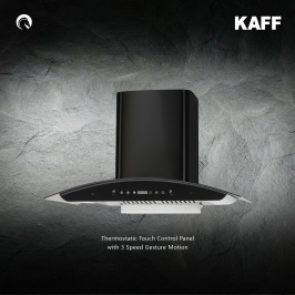 Kaff 90 cm Wall Mounted Chimney Dry Heat Auto clean PRIMA TX DHC 90